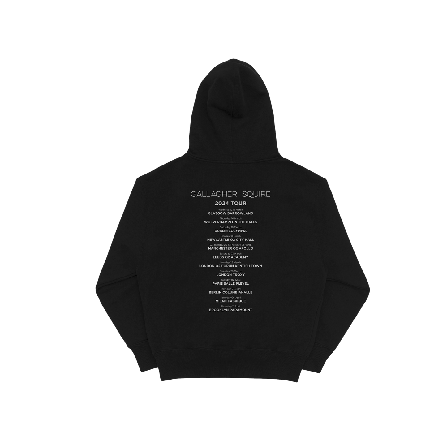 Album Drawing Tour Black Hoodie