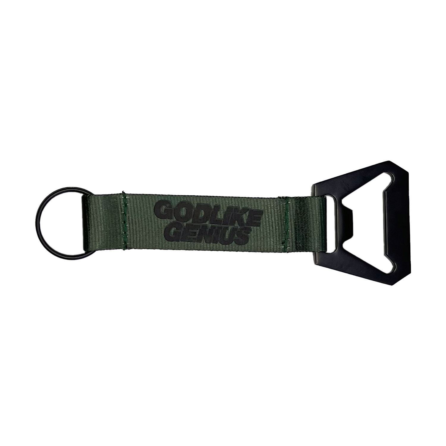 Godlike Genius Bottle Opener Keyring Green – Liam Gallagher