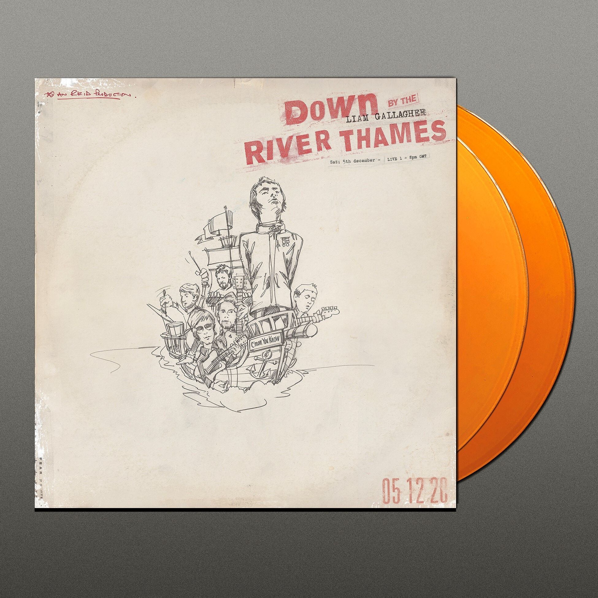 Down By the River Thames Orange 2LP – Liam Gallagher