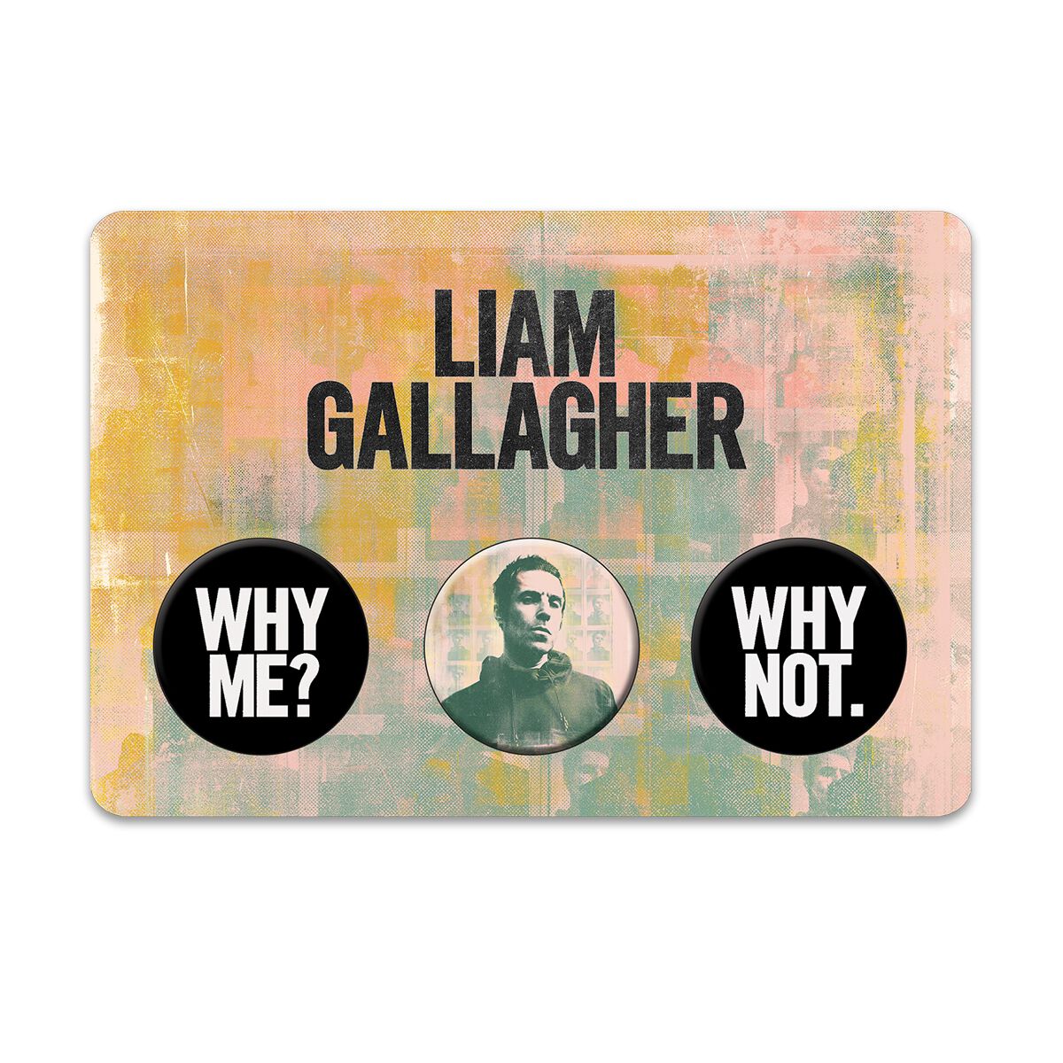 Why Me Why Not Button Badge Set