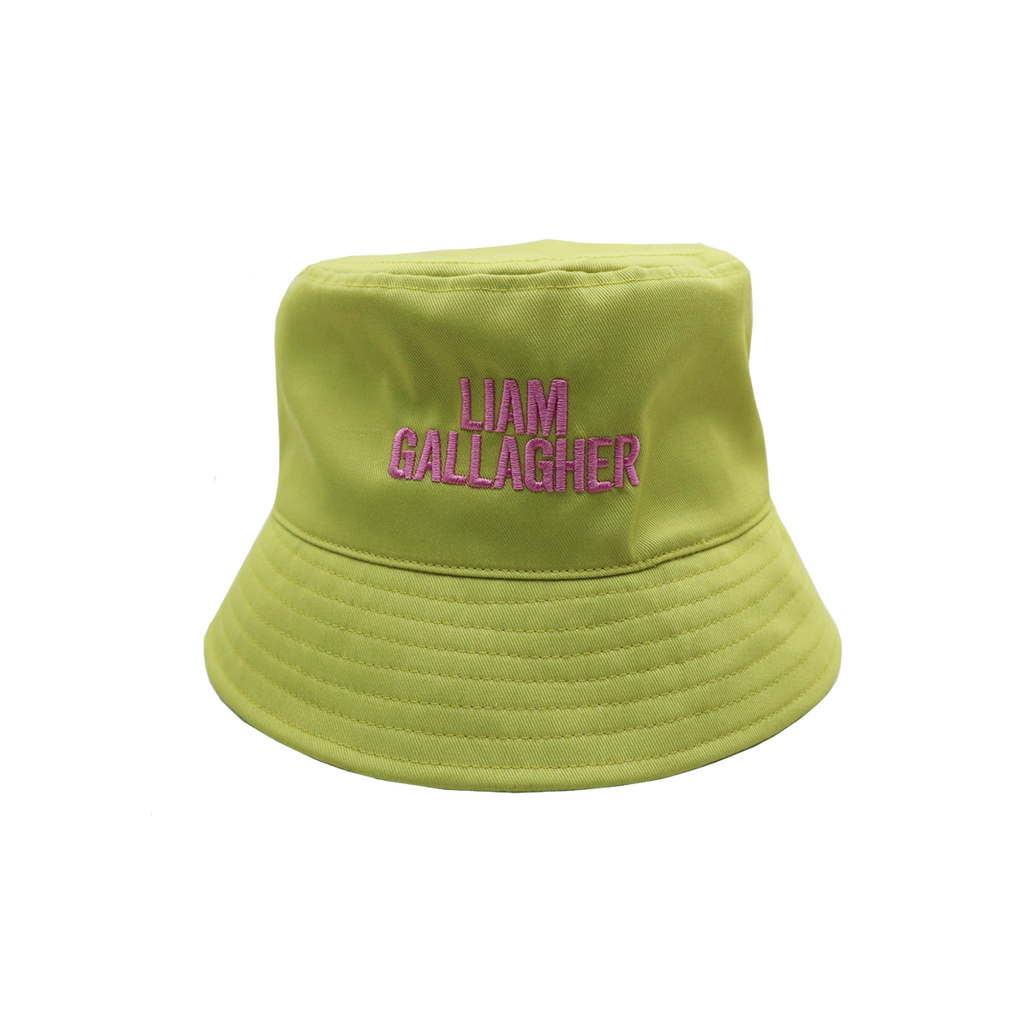 All Over Lyric Reversible Bucket Hat Yellow