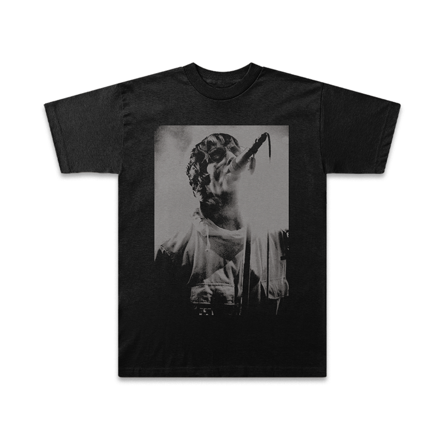 Knebworth 22 Live Photo T-Shirt Black