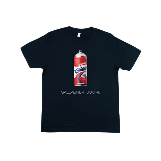 Just Another Rainbow Spray Can Navy T-Shirt