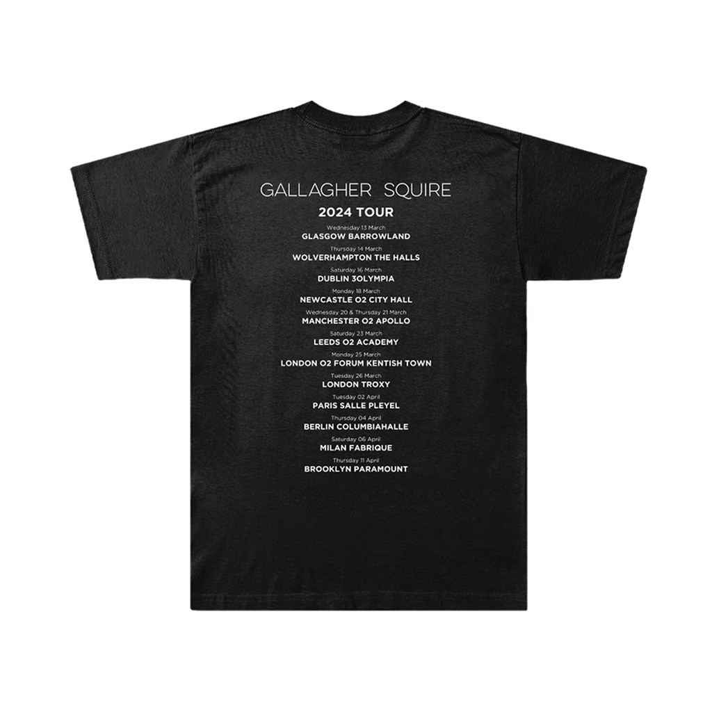 Album Drawing Tour Black T-Shirt