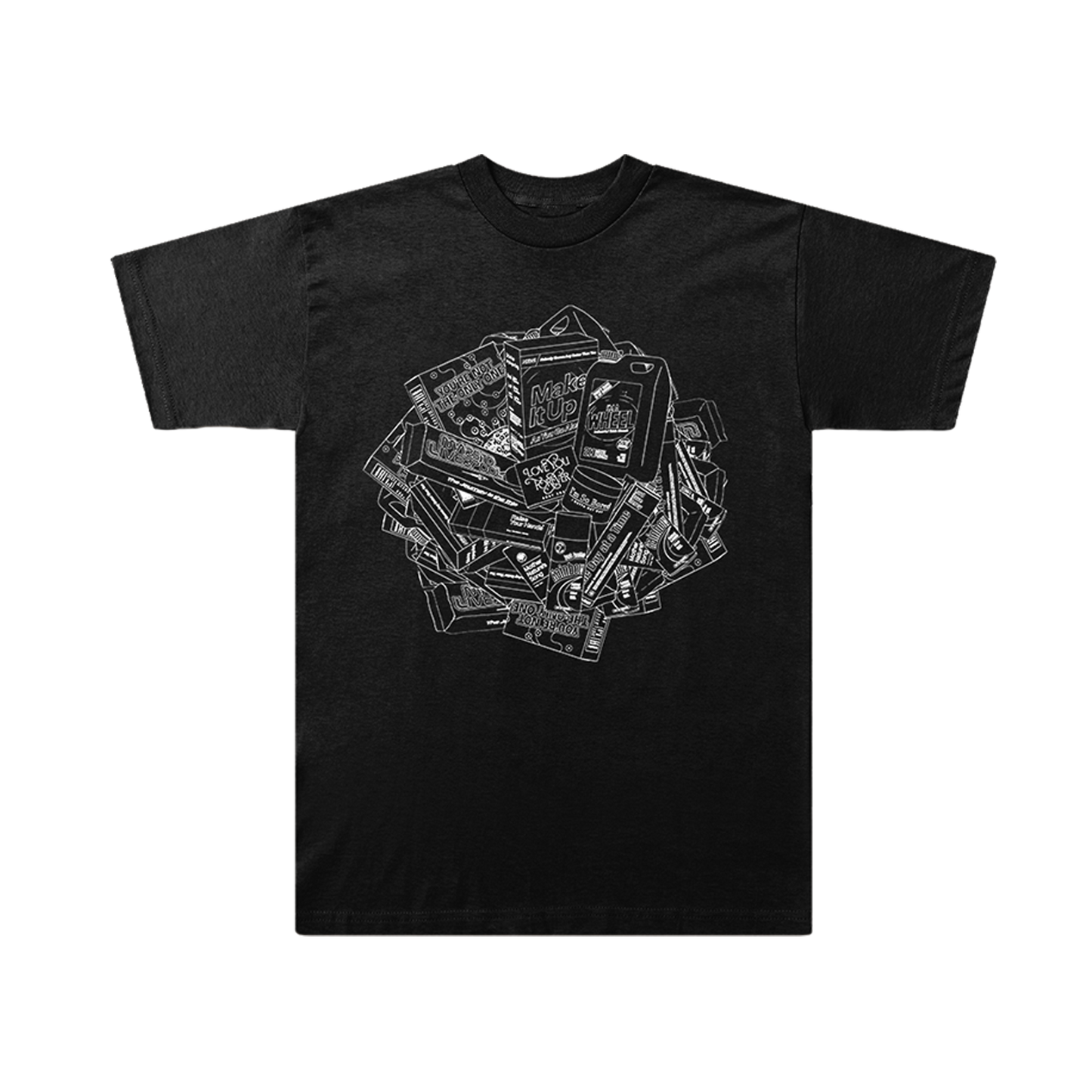 Album Drawing Tour Black T-Shirt