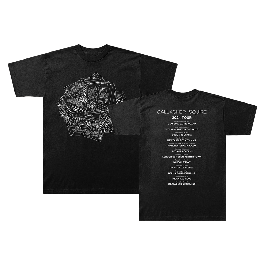 Album Drawing Tour Black T-Shirt