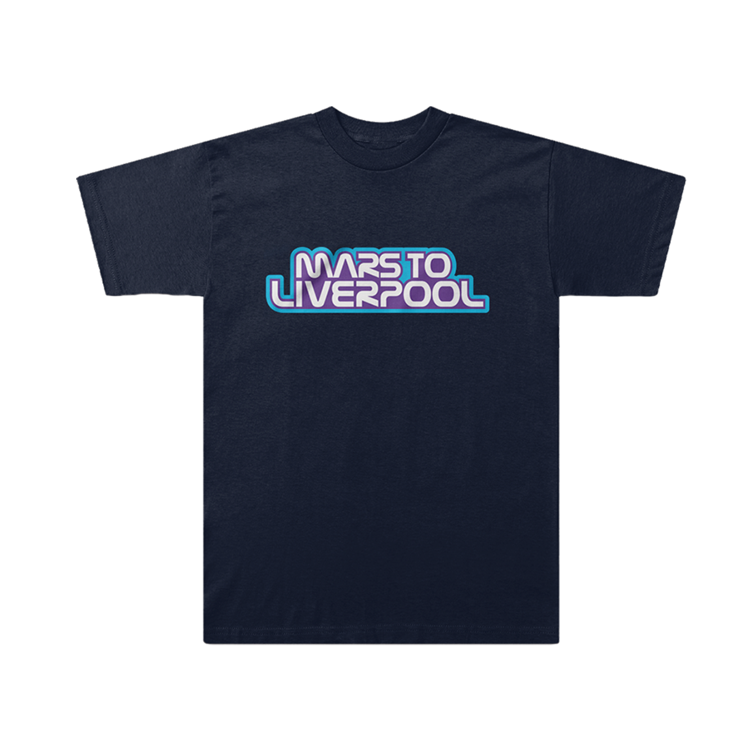 Mars To Liverpool Navy T-Shirt
