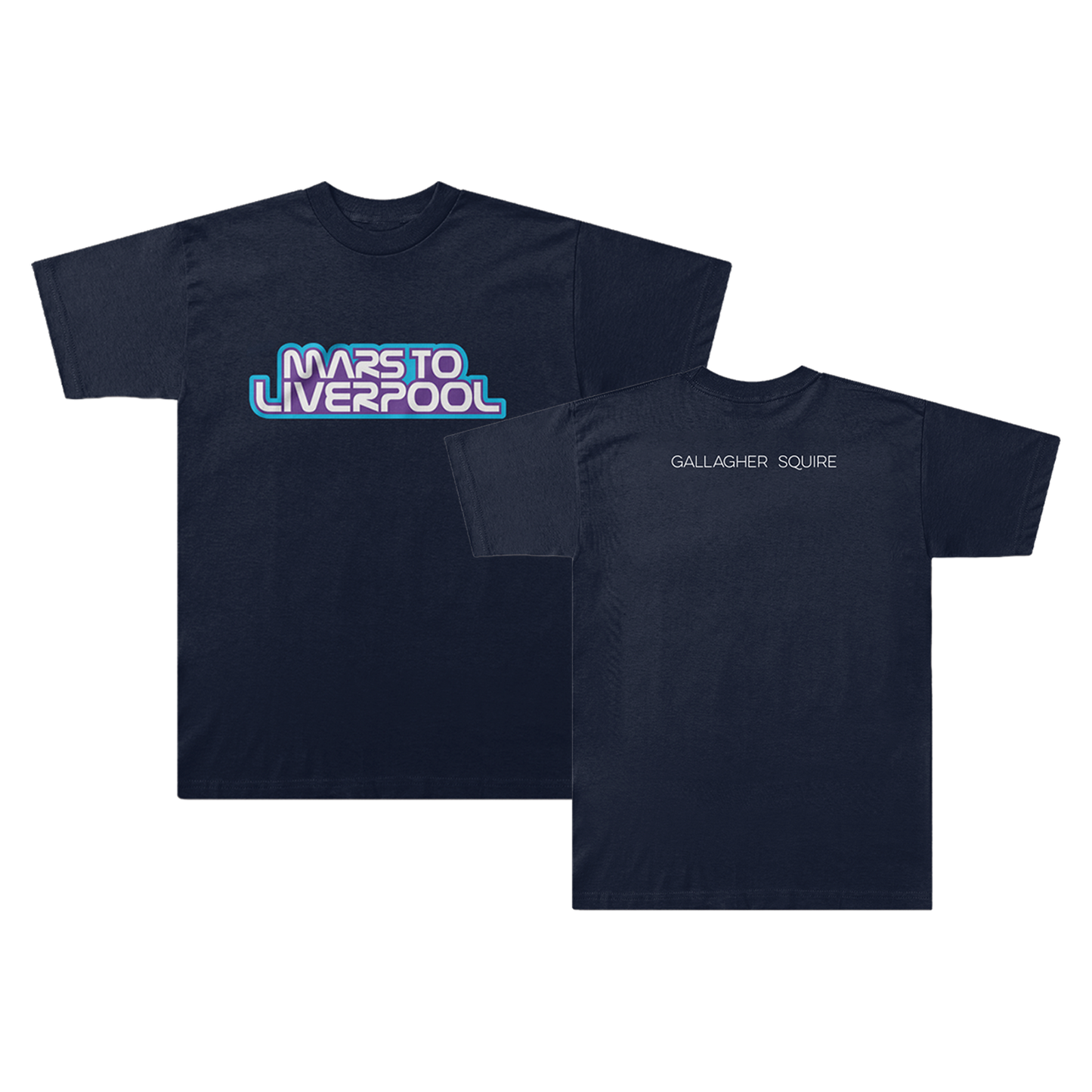 Mars To Liverpool Navy T-Shirt