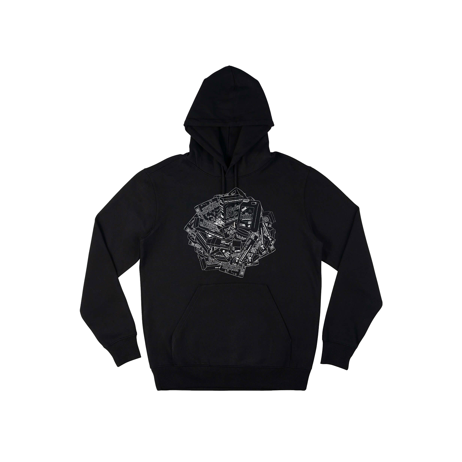 Album Drawing Tour Black Hoodie