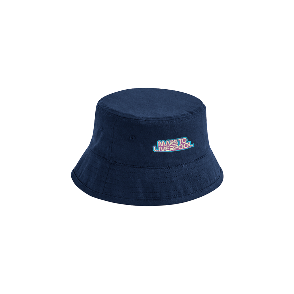 Mars To Liverpool Navy Bucket Hat