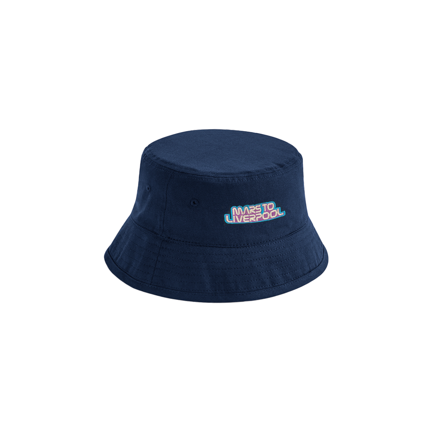 Mars To Liverpool Navy Bucket Hat
