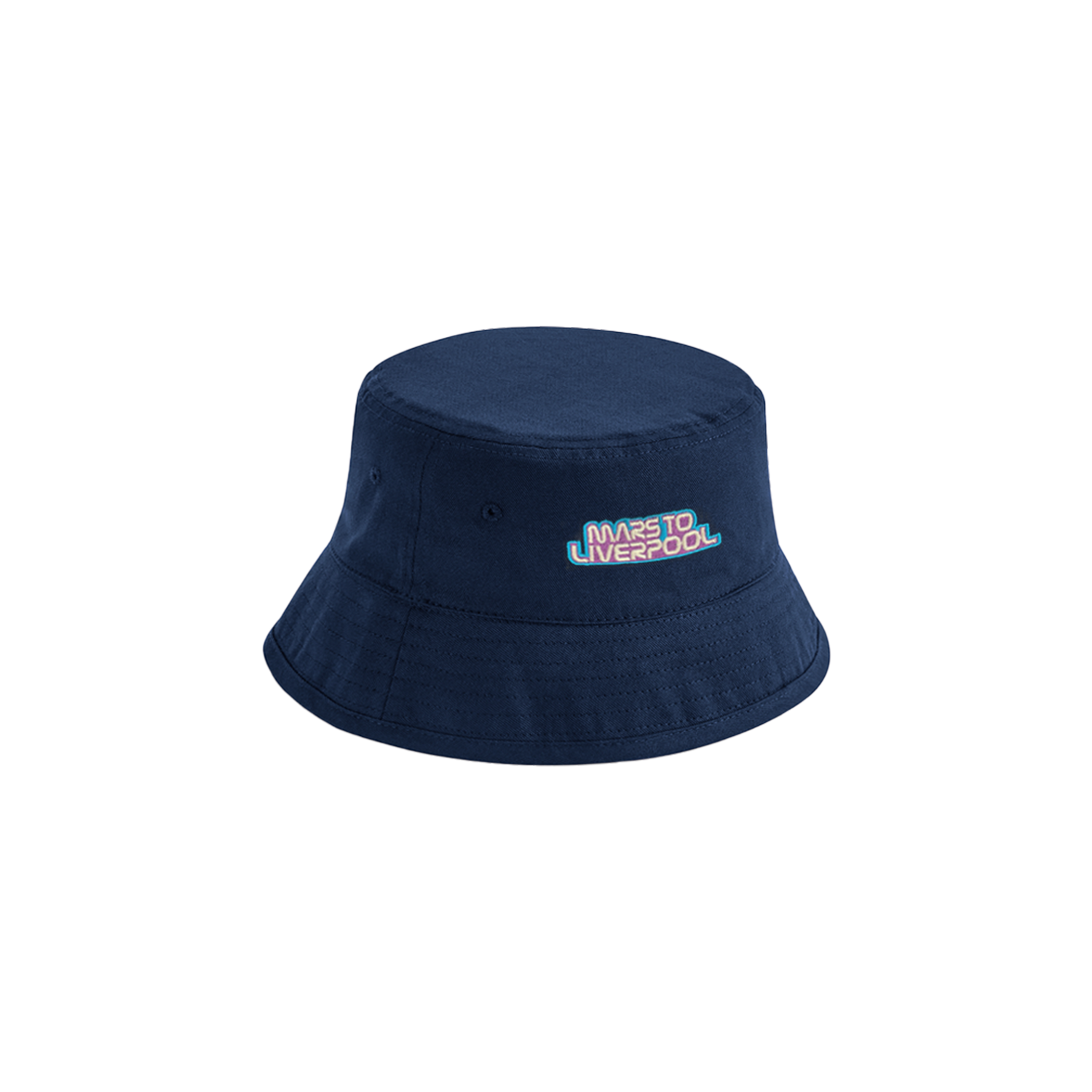 Mars To Liverpool Navy Bucket Hat