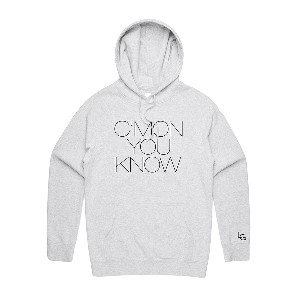 C'MON YOU KNOW Hoodie Grey