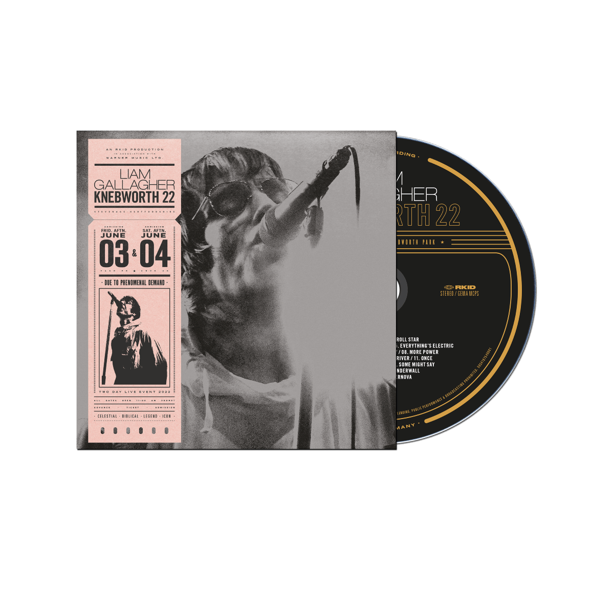 Knebworth 22 Standard CD
