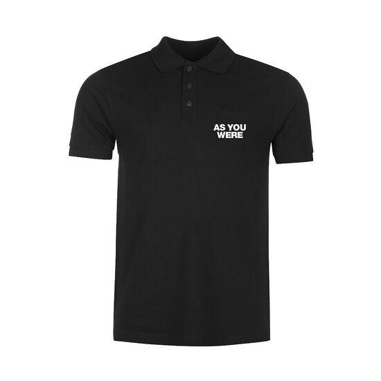 As You Were Embroidered  Polo Shirt