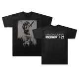 Knebworth 22 Live Photo T-Shirt Black