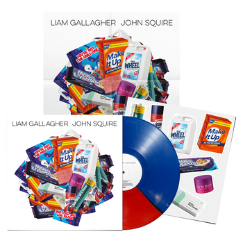 Liam Gallagher John Squire Exclusive Split Blue & Red Vinyl