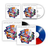 Red & Blue Split Vinyl, Standard Vinyl, CD + Signed JS Artcard