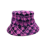 All Over Polaroid Reversible Bucket Hat Pink