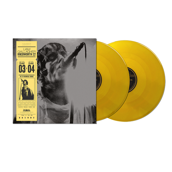 Knebworth 22 Sun Yellow 2LP | Liam Gallagher Official Store