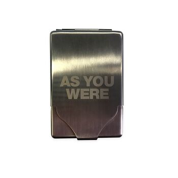 As You Were Engraved Cigarette Case