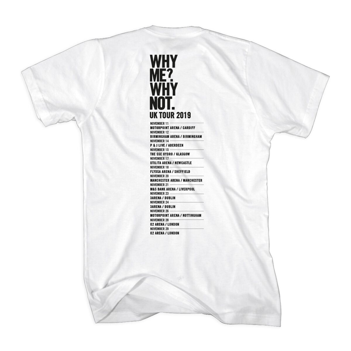 Take that 2019 tour t shirt discount