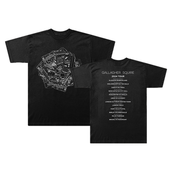 Album Drawing Tour Black T-Shirt