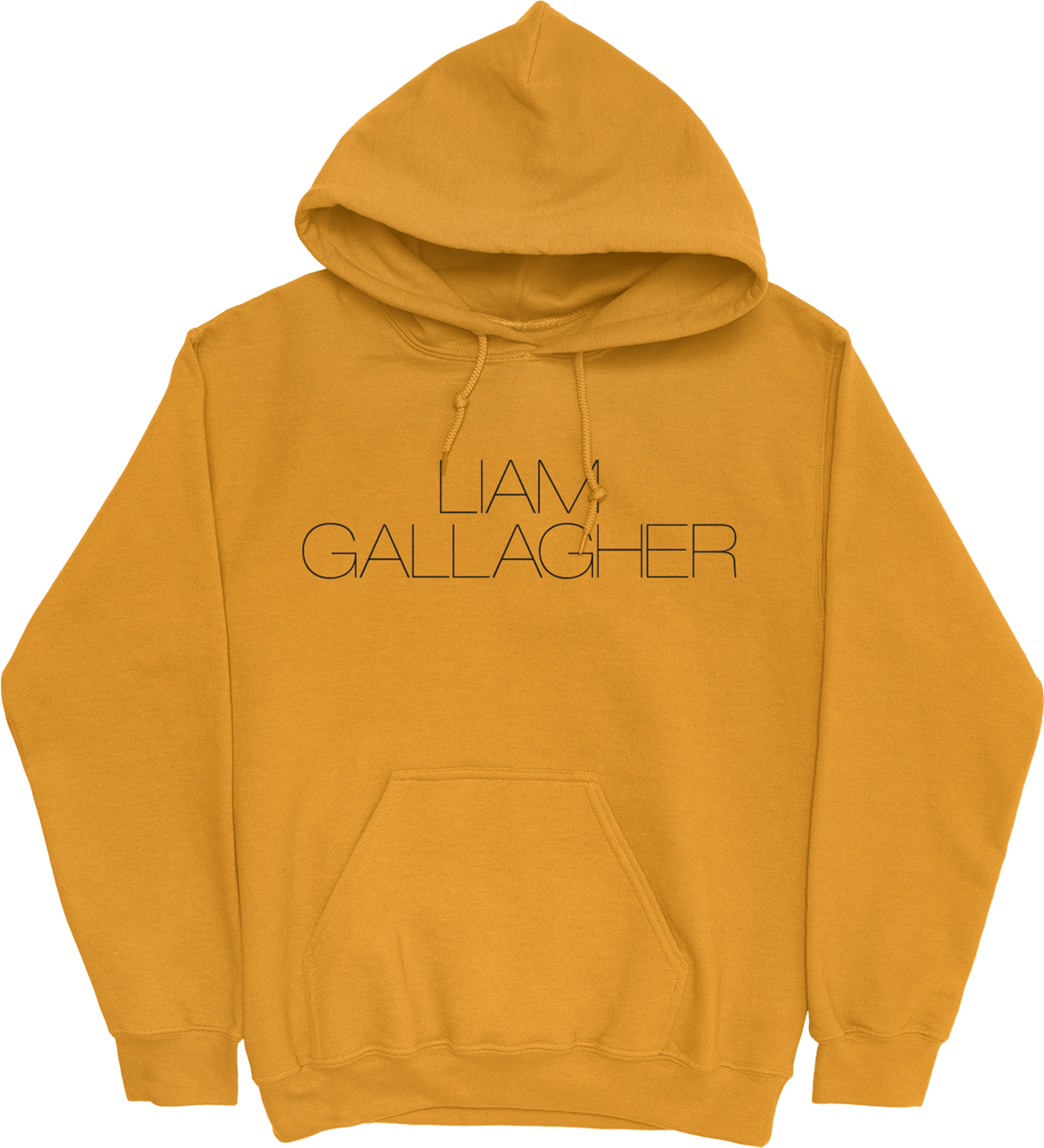 C mon You Know Logo UK 2022 Tour Hoodie Yellow Liam Gallagher